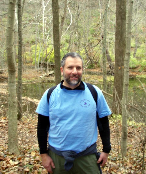 DuoFold shirt on the trail